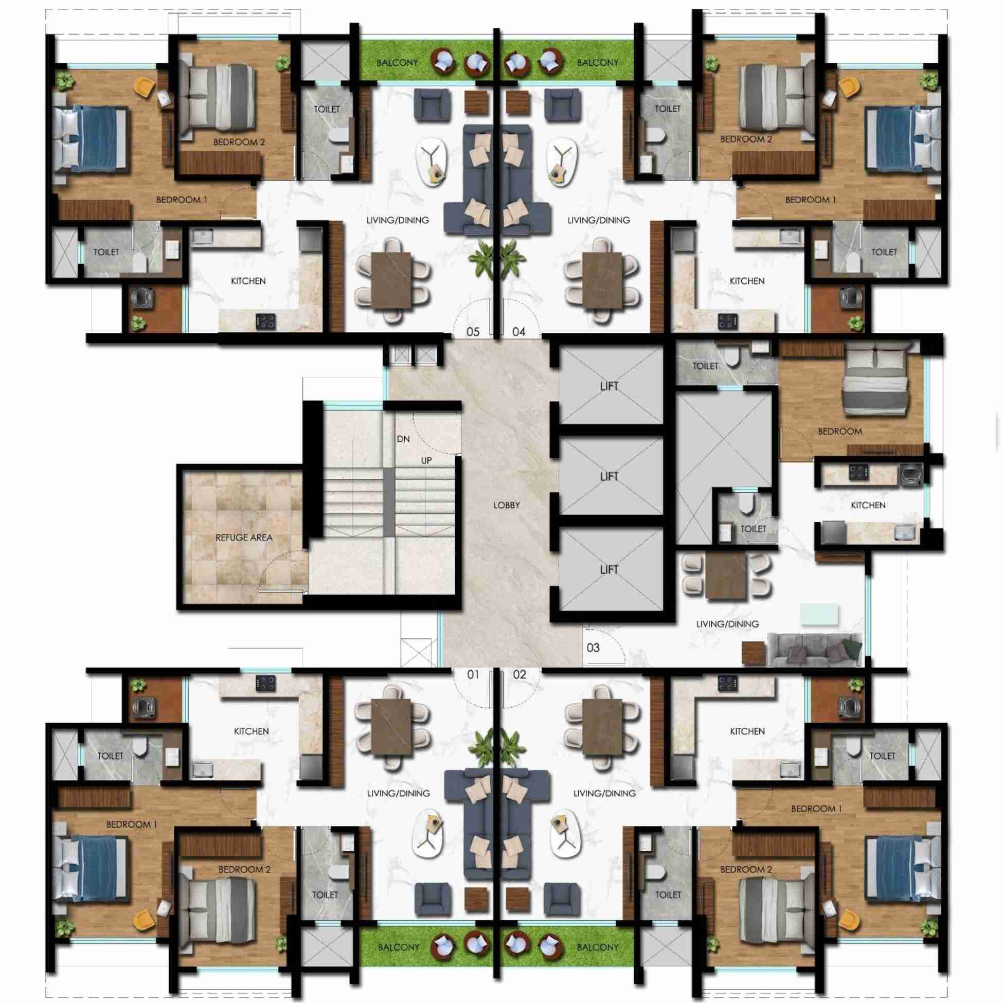 Nandivardhan-Parkway-Floor-Plan